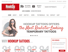 Tablet Screenshot of hookuptattoos.com